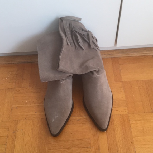 ZARA heeled fringe booties - Picture 3 of 4